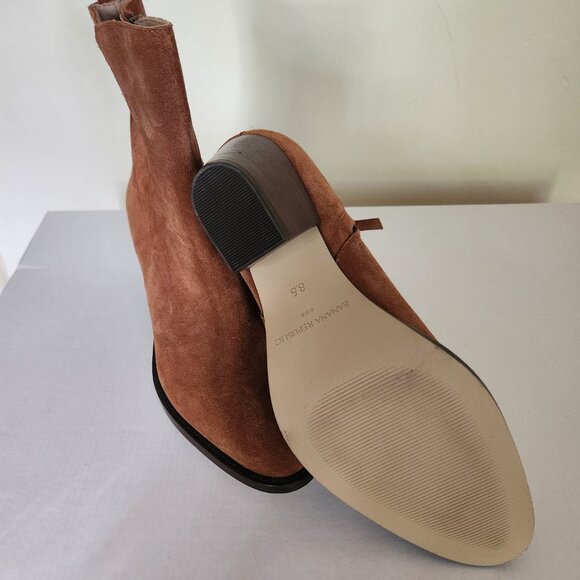 Banana Republic Suede Chelsea Bootie 8.5 in Spaniel Brown - Picture 8 of 8